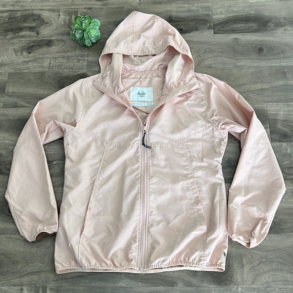 Herschel Supply Company Jackets & Blazers - HERSCHEL light pink packable windbreaker jacket